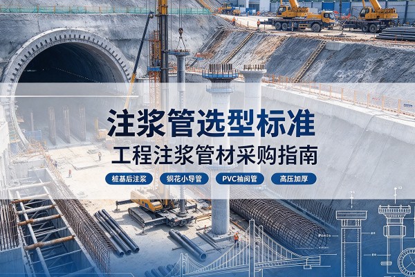 古浪注浆管选型标准