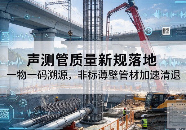 古浪声测管质量新规落地，一物一码溯源，非标薄壁管材加速清退